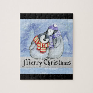 Holiday Penquins Jigsaw Puzzle