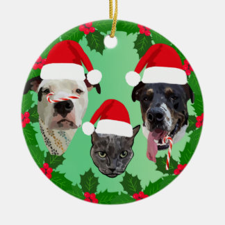Holiday Pets Ceramic Tree Decoration