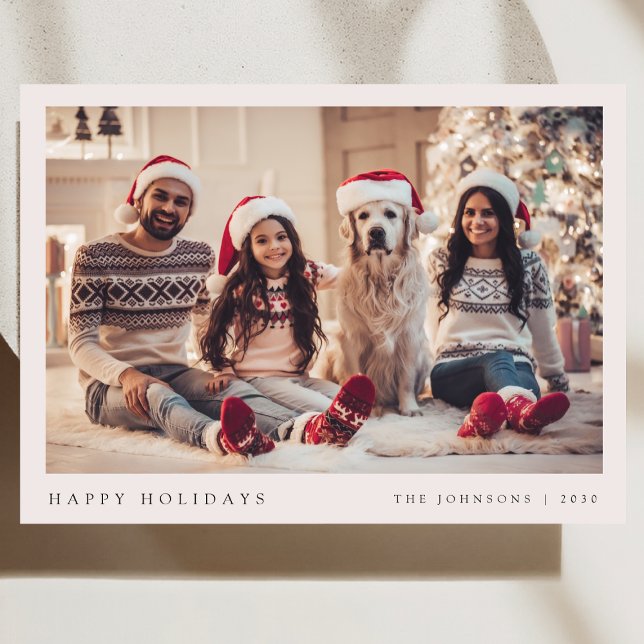 Holiday Photo Card | Christmas Family Portrait (Celebrate the season with a photo holiday card featuring your favorite memories)