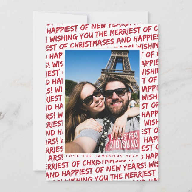 Holiday Photo Card *Christmas Graffiti* (Front)