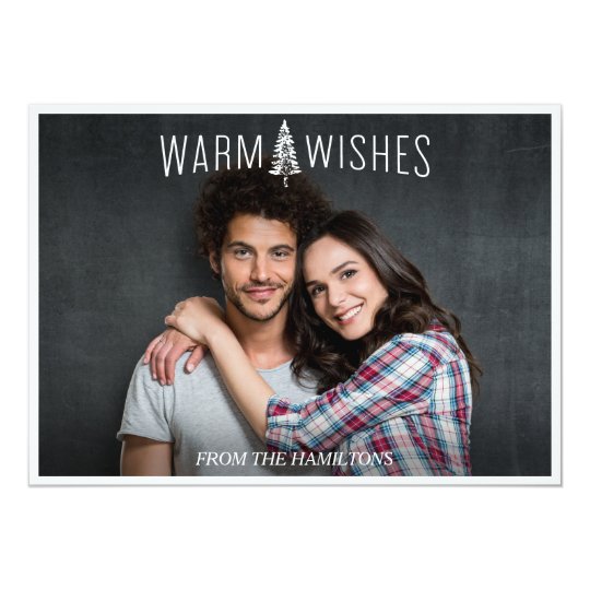 Holiday photo card, christmas greetings card