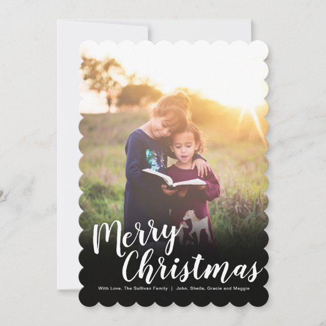 Holiday Photo Card | Merry Christmas 4 (Front)