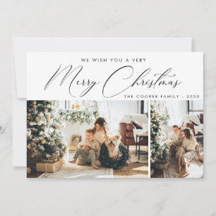 Holiday Photo Card Modern Christmas