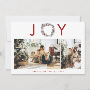Holiday Photo Card   Modern Christmas