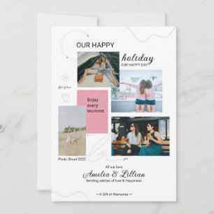 Holiday Photo Collage Template