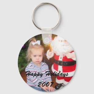 Holiday Photo Keychain