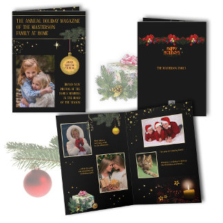 Holiday Photo Magazine of your Family Card
