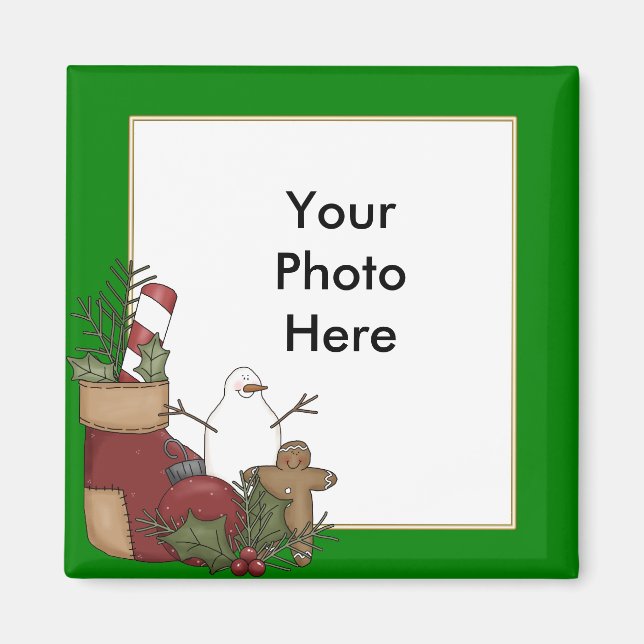 Holiday Photo Magnet (Front)