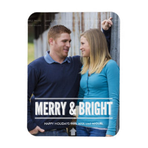 Holiday Photo Magnets Personalised Christmas