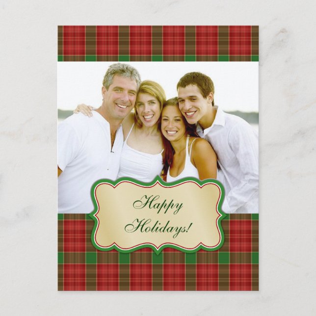 Holiday Photo Postcard (Front)