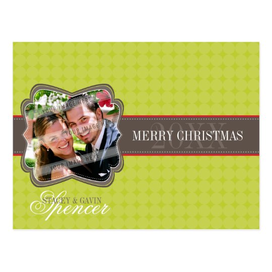 HOLIDAY PHOTO POSTCARD :: decorativeband 3L