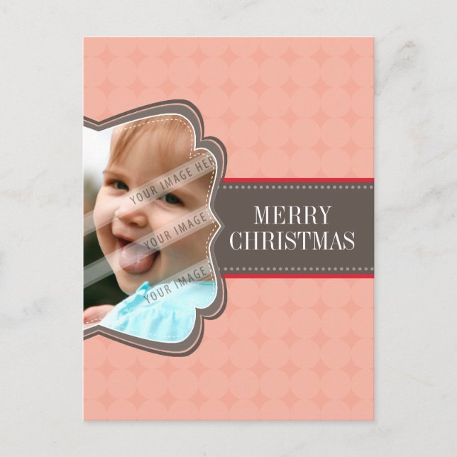 HOLIDAY PHOTO POSTCARD :: decorativeband 6P (Front)