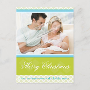 HOLIDAY PHOTO POSTCARD :: softly diamonds 3