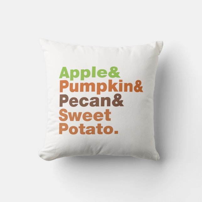 Holiday Pies ~ Festive Xmas Thanksgiving Christmas Cushion (Front)