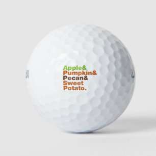 Holiday Pies ~ Festive Xmas Thanksgiving Christmas Golf Balls