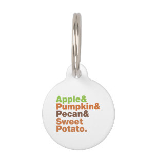 Holiday Pies ~ Festive Xmas Thanksgiving Christmas Pet Tag