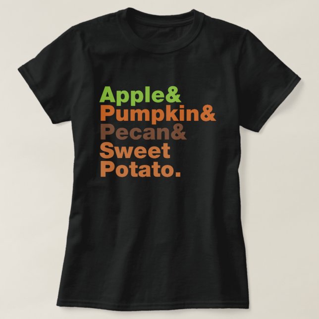 Holiday Pies ~ Festive Xmas Thanksgiving Christmas T-Shirt (Design Front)