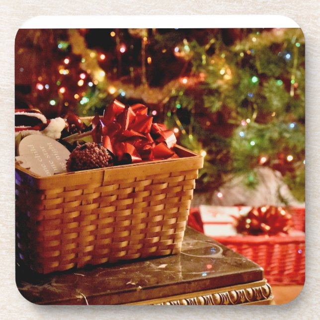 holiday pillow coaster (Front)