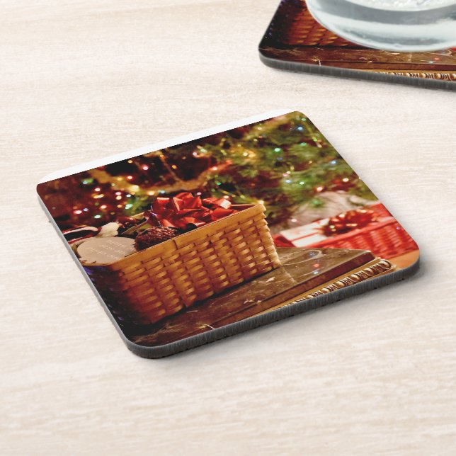 holiday pillow coaster (Left Side)