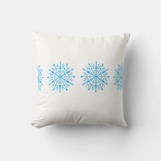 Holiday Pillow-Snowflakes Cushion (Front)