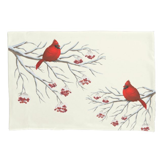 Holiday Pillowcase-Cardinals Pillowcase (Front)