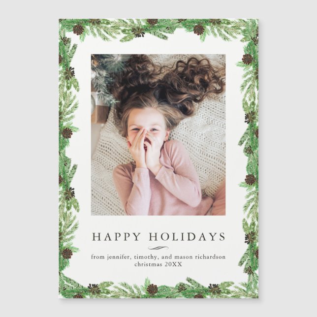 Holiday Pine | Christmas Photo (Front)