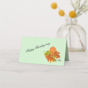 Holiday Place Cards : Thanksgiving