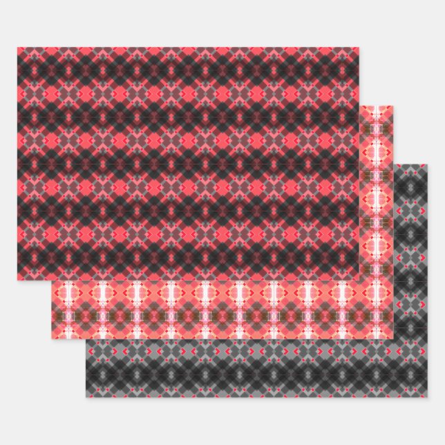 Holiday Plaid Gift Wrap (Set)