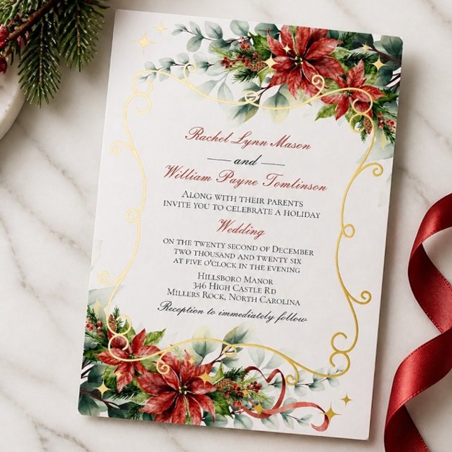 Holiday Poinsettia Wedding (Creator Uploaded)