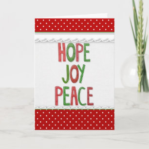 Holiday Polka Dots Card