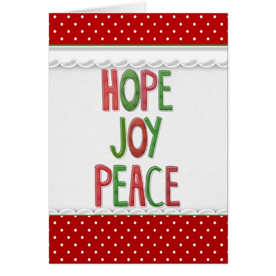 Holiday Polka Dots Card