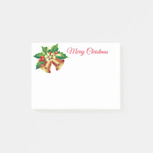 Holiday Post-it-Notes-Holly Bells Post-it Notes