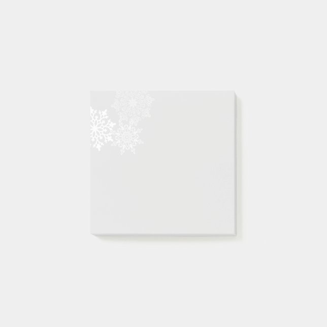 Holiday Post-it-Notes-Snowflakes Post-it Notes (Front)