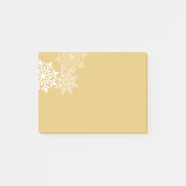 Holiday Post-it-Notes-Snowflakes Post-it Notes (Front)