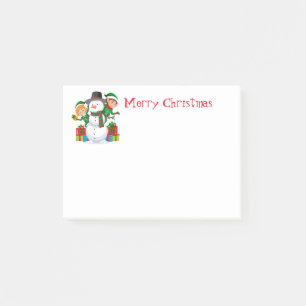 Holiday Post-It-Notes-Snowman Post-it Notes
