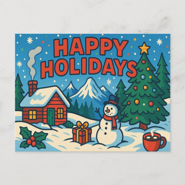 HOLIDAY Postcard (Front)