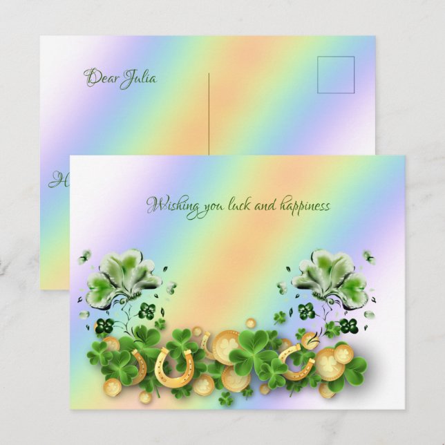 Holiday postcard  (Front/Back)
