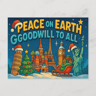 HOLIDAY Postcard