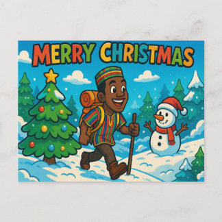 HOLIDAY Postcard
