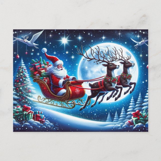 Holiday Postcard Santa (Front)