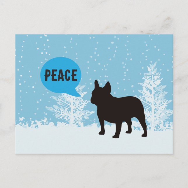 Holiday Postcards — Frenchie (Front)