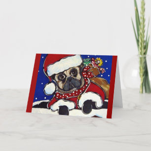 Holiday Pug Card