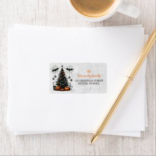 Holiday Pumpkin Tree Label