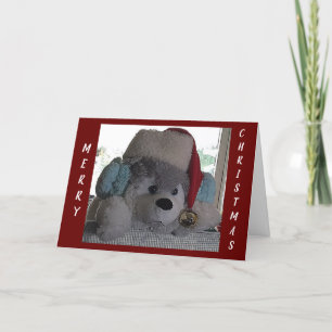***HOLIDAY PUP*** SAYS SPECIAL CHRISTMAS WISHES HOLIDAY CARD