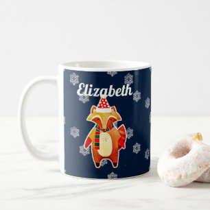 Holiday Racoon Coffee Mug