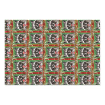 Holiday Racoon Wrapping Paper