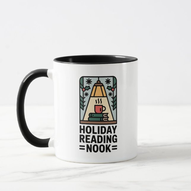 Holiday Reading Nook Coffee Mug (Left)