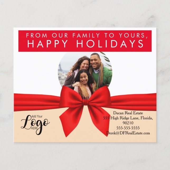 Holiday Real Estate Postcards flyer (Front)