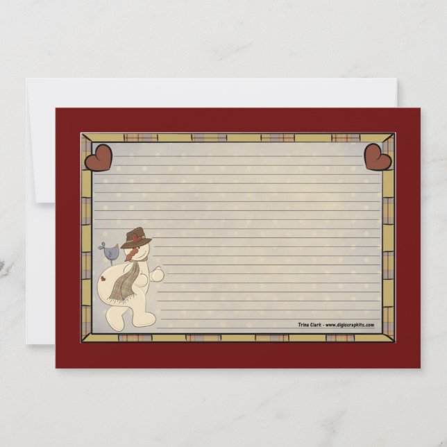 Holiday Recipe Cards (Front)