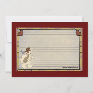 Holiday Recipe Cards